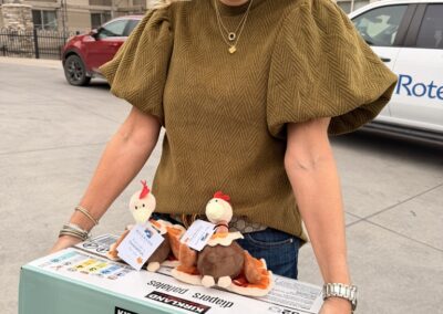 Michele Simmons delivering to our community partners